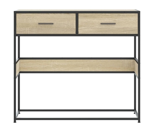 Konsoles Galdiņš, Koka Krāsa, 90X35X80 Cm, Inženierijas Koks Vidaxl