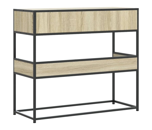 Konsoles Galdiņš, Koka Krāsa, 90X35X80 Cm, Inženierijas Koks Vidaxl