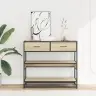 Konsoles Galdiņš, Koka Krāsa, 90X35X80 Cm, Inženierijas Koks Vidaxl