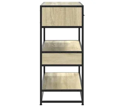 Konsoles Galdiņš, Koka Krāsa, 90X35X80 Cm, Inženierijas Koks Vidaxl