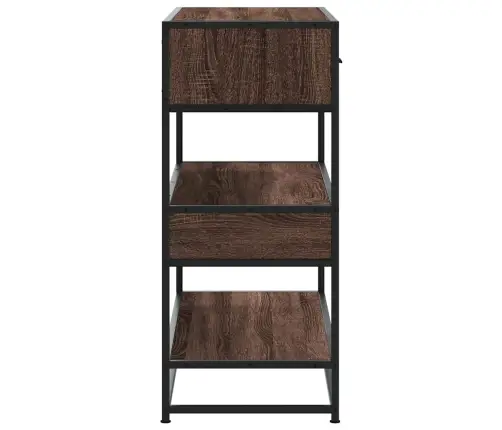 Konsoles Galdiņš, Brūna Koka, 90X35X80 Cm, Inženierijas Koks Vidaxl