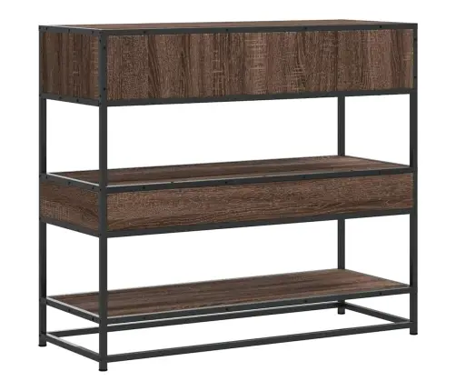 Konsoles Galdiņš, Brūna Koka, 90X35X80 Cm, Inženierijas Koks Vidaxl