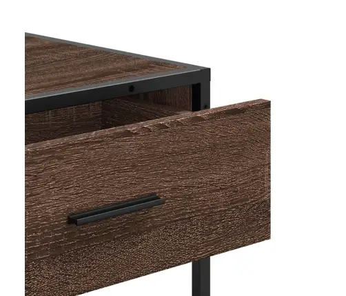 Konsoles Galdiņš, Brūna Koka, 90X35X80 Cm, Inženierijas Koks Vidaxl