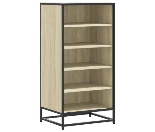 Apavu Plaukts, Ozolkoka Krāsa, 48X38X97,5 Cm, Inženierijas Koks Vidaxl