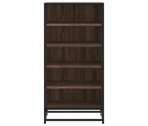 Apavu Plaukts, Brūna Ozola, 48X38X97,5 Cm, Inženierijas Koks Vidaxl