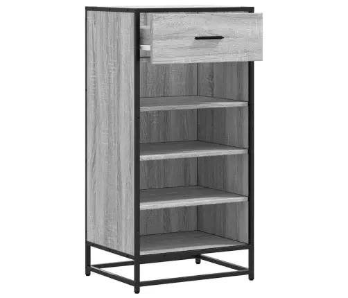 Apavu Plaukts Pelēks Sonoma 48X38X97,5 Cm Inženierijas Koks Vidaxl