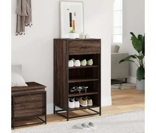 Kingariiul Pruun Tamm 48X38X97,5 Cm Engineered Wood