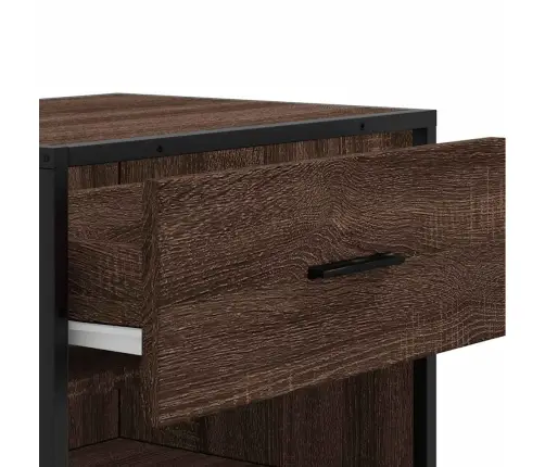 Kingariiul Pruun Tamm 48X38X97,5 Cm Engineered Wood