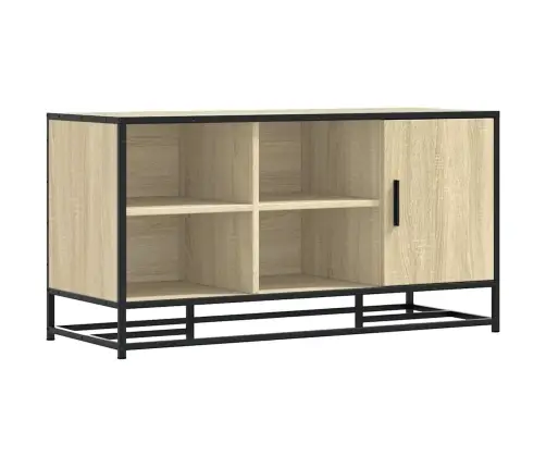 Apavu Skapītis, Ozola, 100X40X53,5 Cm, Inženierijas Koks&Metāls Vidaxl