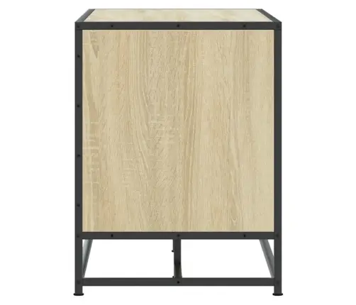 Apavu Skapītis, Ozola, 100X40X53,5 Cm, Inženierijas Koks&Metāls Vidaxl