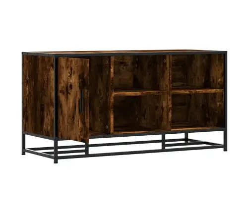 Apavu Skapītis, Ozola, 100X40X53,5 Cm, Inženierijas Koks&Metāls Vidaxl