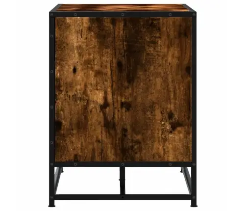 Apavu Skapītis, Ozola, 100X40X53,5 Cm, Inženierijas Koks&Metāls Vidaxl