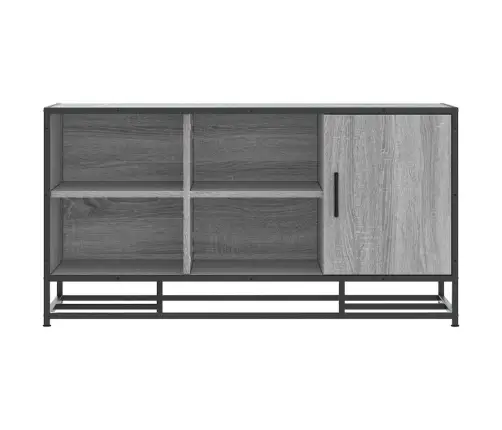 Apavu Skapītis, Pelēks, 100X40X53,5Cm, Inženierijas Koks&Metāls Vidaxl