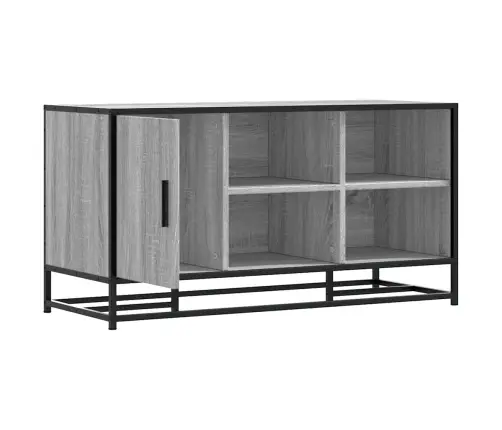 Apavu Skapītis, Pelēks, 100X40X53,5Cm, Inženierijas Koks&Metāls Vidaxl