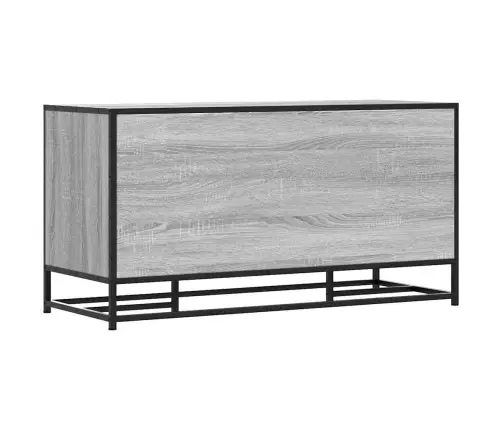 Apavu Skapītis, Pelēks, 100X40X53,5Cm, Inženierijas Koks&Metāls Vidaxl