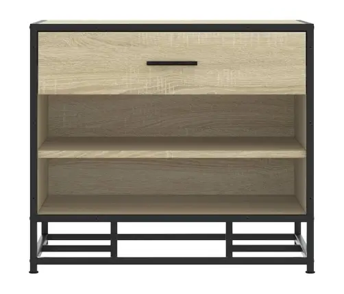 Apavu Sols Sonoma Ozols 60X40X53,5 Cm Inženierijas Koks Metāls Vidaxl