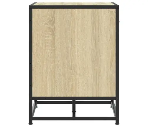 Apavu Sols Sonoma Ozols 60X40X53,5 Cm Inženierijas Koks Metāls Vidaxl