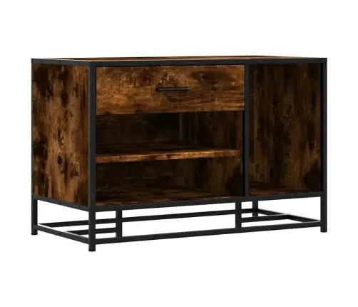 Apavu Skapītis, Ozola, 80X40X53,5 Cm, Inženierijas Koks&Metāls Vidaxl