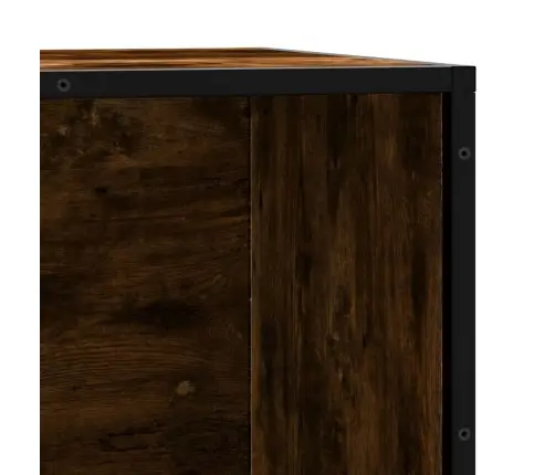 Apavu Skapītis, Ozola, 80X40X53,5 Cm, Inženierijas Koks&Metāls Vidaxl