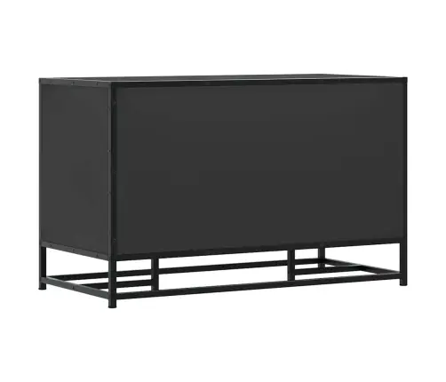 Kingapink Must 84X40X53,5 Cm Engineered Wood And Metal