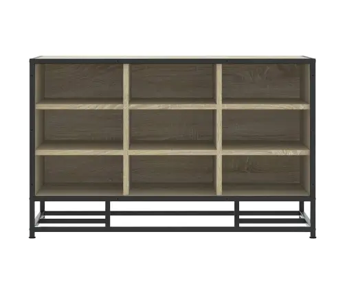 Apavu Sols Sonoma Ozols 84X40X53,5 Cm Inženierijas Koks Metāls Vidaxl