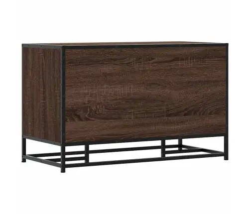 Apavu Plaukts, Brūns, 84X40X53,5 Cm, Inženierijas Koks&Metāls Vidaxl