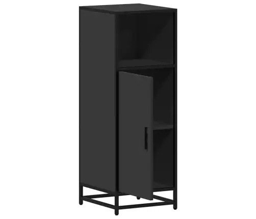 Vannas Istabas Skapis Melns 35X37,5X100 Cm Engineered Wood Vidaxl