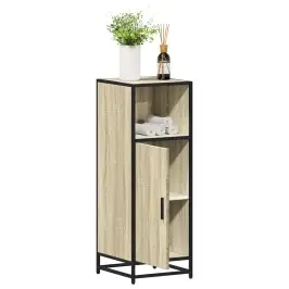 Vannitoakapp Sonoma Tamm 35X37,5X100 Cm Töödeldud Puit