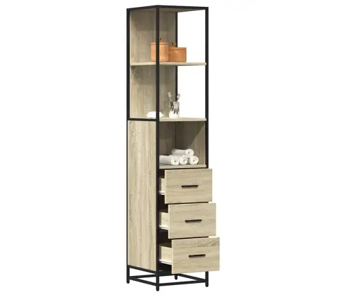 Vannitoakapp Sonoma Tamm 35X37,5X166 Cm Insenerpuit