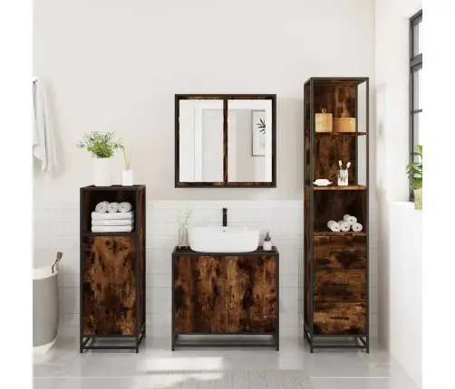 Vannitoakapp Suitsutamm 35X37,5X166 Cm Ehituspuit Vannitoakapp Suitsutamm 35X37,5X166 Cm Ehituspuit