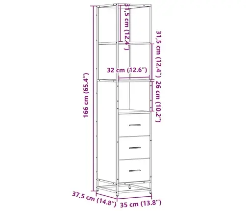 Vannitoakapp Suitsutamm 35X37,5X166 Cm Ehituspuit Vannitoakapp Suitsutamm 35X37,5X166 Cm Ehituspuit