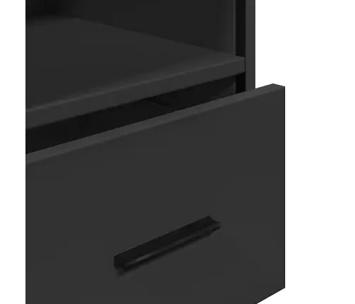 Vannas Istabas Skapis Melns 35X37,5X100 Cm Engineered Wood Vidaxl