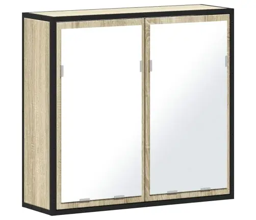 Vannitoa Peegelkapp, Sonoma Tamm, 65 X 20 X 60 cm Töödeldud Puit