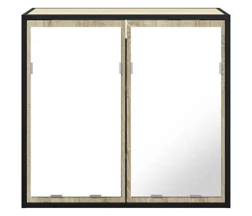 Vannitoa Peegelkapp, Sonoma Tamm, 65 X 20 X 60 cm Töödeldud Puit