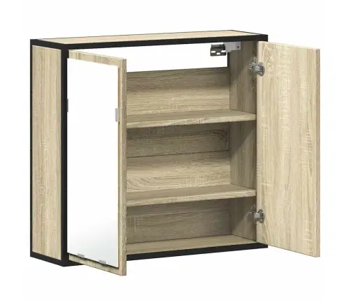 Vannitoa Peegelkapp, Sonoma Tamm, 65 X 20 X 60 cm Töödeldud Puit