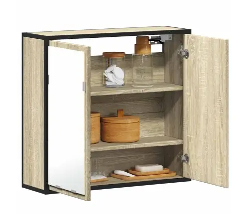 Vannitoa Peegelkapp, Sonoma Tamm, 65 X 20 X 60 cm Töödeldud Puit