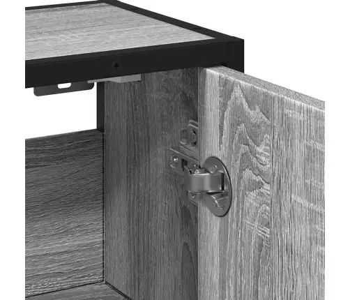 Vannasistabas Spoguļskapītis, Pelēka Ozola Krāsa, 65X20X60 Cm Vidaxl