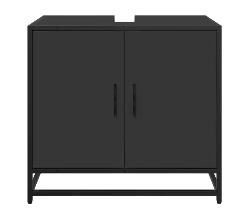 Vannas Istabas Izlietnes Skapis Melns 65X33X60 Cm Vidaxl