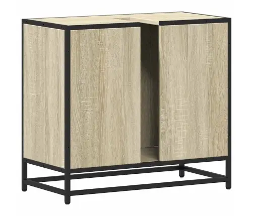 Vannitoa Kraanikausi Kapp Sonoma Tamm 65 X 33 X 60 Cm Töödeldud Puit Vannitoa Kraanikausi Kapp Sonoma Tamm 65 X 33 X 60 Cm Töödeldud Puit