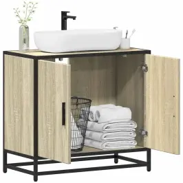 Vannitoa Kraanikausi Kapp Sonoma Tamm 65 X 33 X 60 Cm Töödeldud Puit