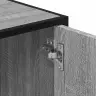 Vonios Kambario Spintelė, Pilka, 90X33X60 cm Mediena
