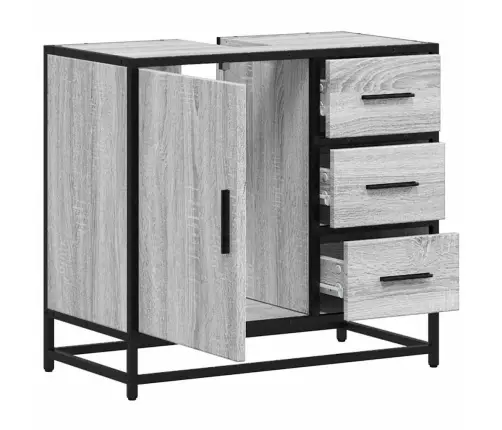 Vannitoa Valamukapp Hall Sonoma 65X33X60 Cm Ehituspuit