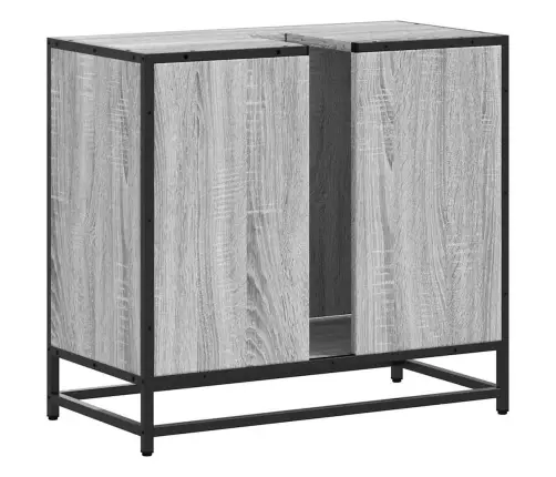 Vonios Kambario Spintelė, Pilka, 65X33X60 cm Mediena