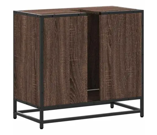 Vonios Kambario Spintelė, Ruda, 65X33X60 cm Mediena Vonios Kambario Spintelė, Ruda, 65X33X60 cm Mediena