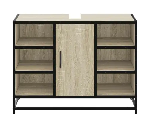 Izlietnes Skapītis, Ozola, 80X33X60 Cm, Inženierijas Koks Vidaxl Izlietnes Skapītis, Ozola, 80X33X60 Cm, Inženierijas Koks Vidaxl