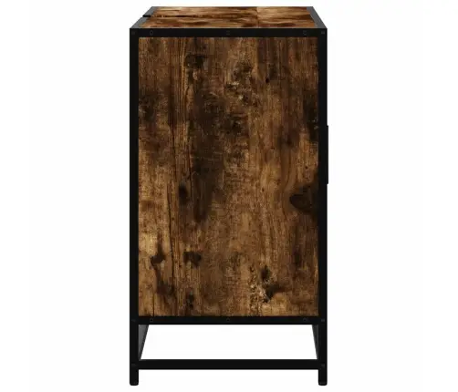 Vonios Spintelė Praustuvui, Dūminio Ąžuolo, 80X33X60cm Mediena