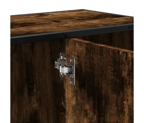 Vonios Spintelė Praustuvui, Dūminio Ąžuolo, 80X33X60cm Mediena