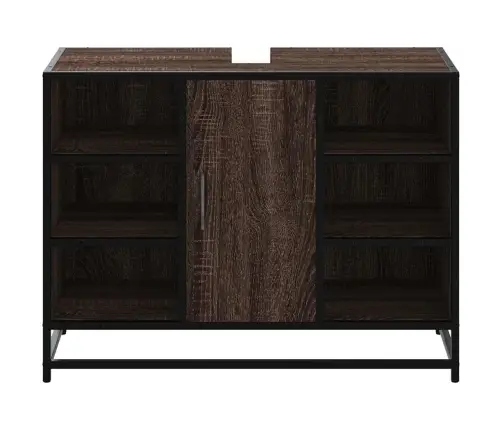 Izlietnes Skapītis, Ozola, 80X33X60 Cm, Inženierijas Koks Vidaxl Izlietnes Skapītis, Ozola, 80X33X60 Cm, Inženierijas Koks Vidaxl