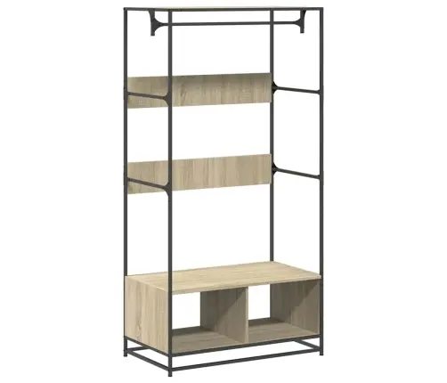 Skapis, 90X50X180 Cm, Ozolkoka Krāsā, Inženierijas Koks Vidaxl