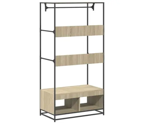 Skapis, 90X50X180 Cm, Ozolkoka Krāsā, Inženierijas Koks Vidaxl